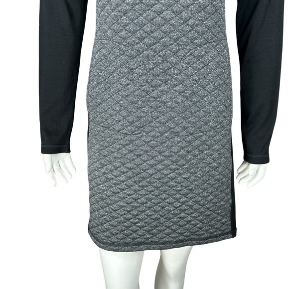 Smartwool Diamond Peak Quilted Mini Dress Medium Comfort Pockets Merino Wool LS - Picture 5 of 14
